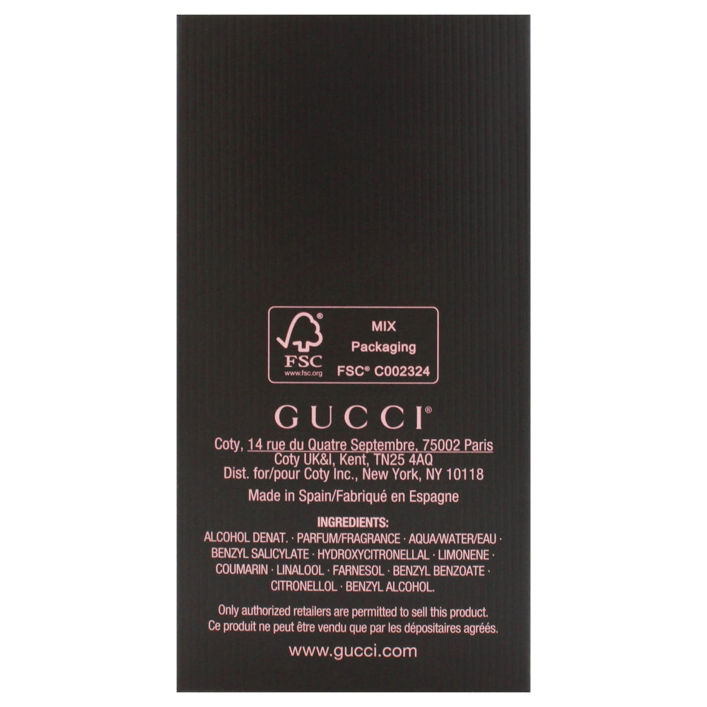Gucci Flora Gorgeous Gardenia patchouli-warmth base-note adds warmth and lasting impression.