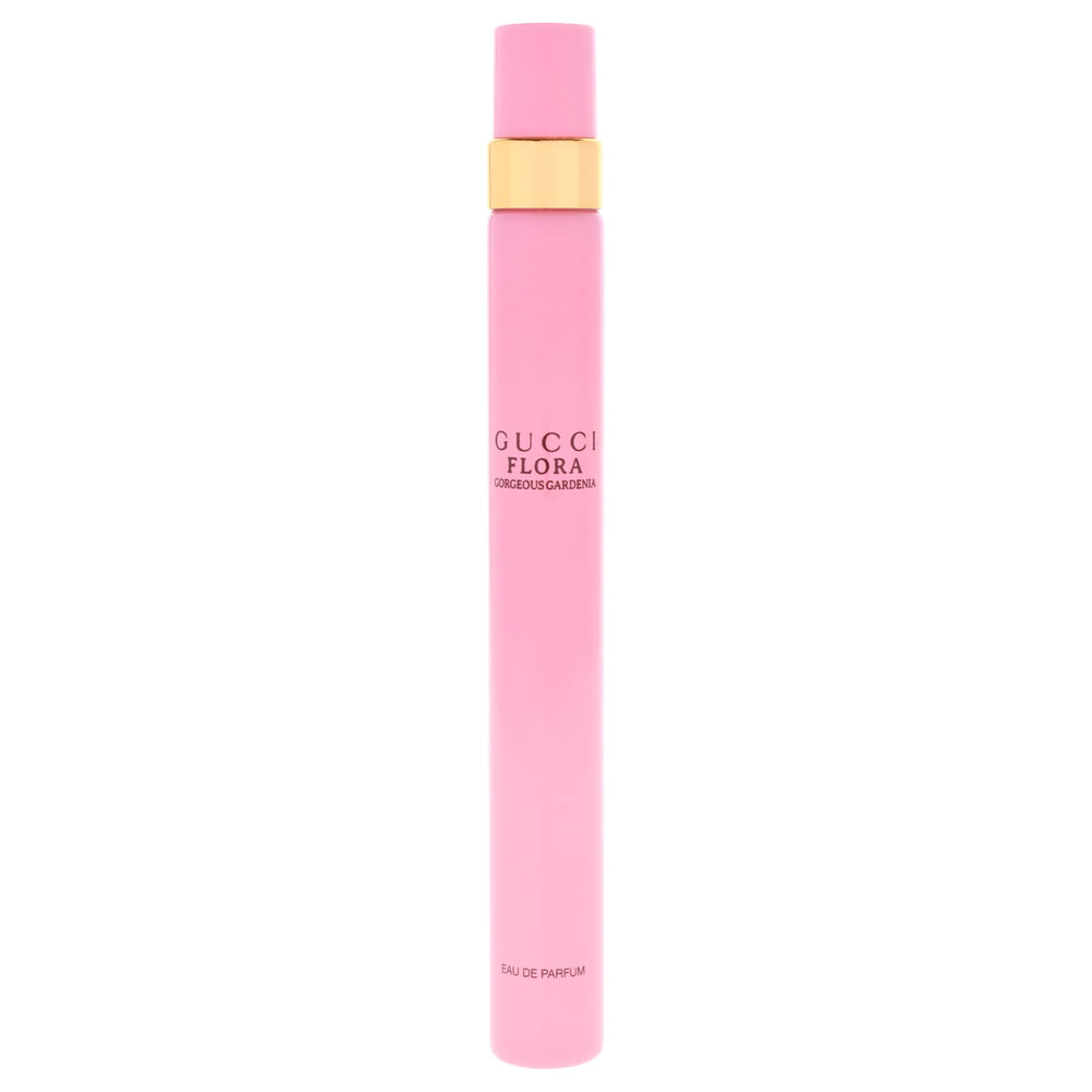 Pear blossom opening note spotlight in Gucci Flora Gorgeous Gardenia for fresh daytime wear.
