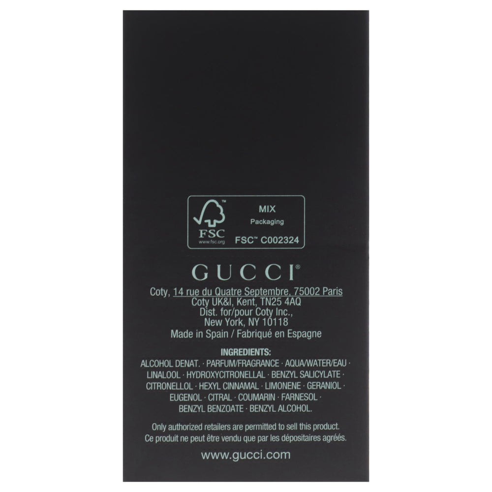 Gucci Flora Gorgeous Jasmine bottle on mirror setup for refined display