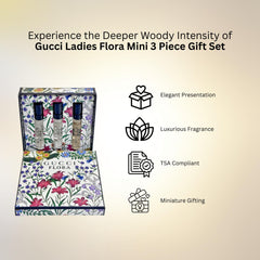 Gucci Flora Gorgeous Magnolia EDP mini bottle for daytime sophistication.