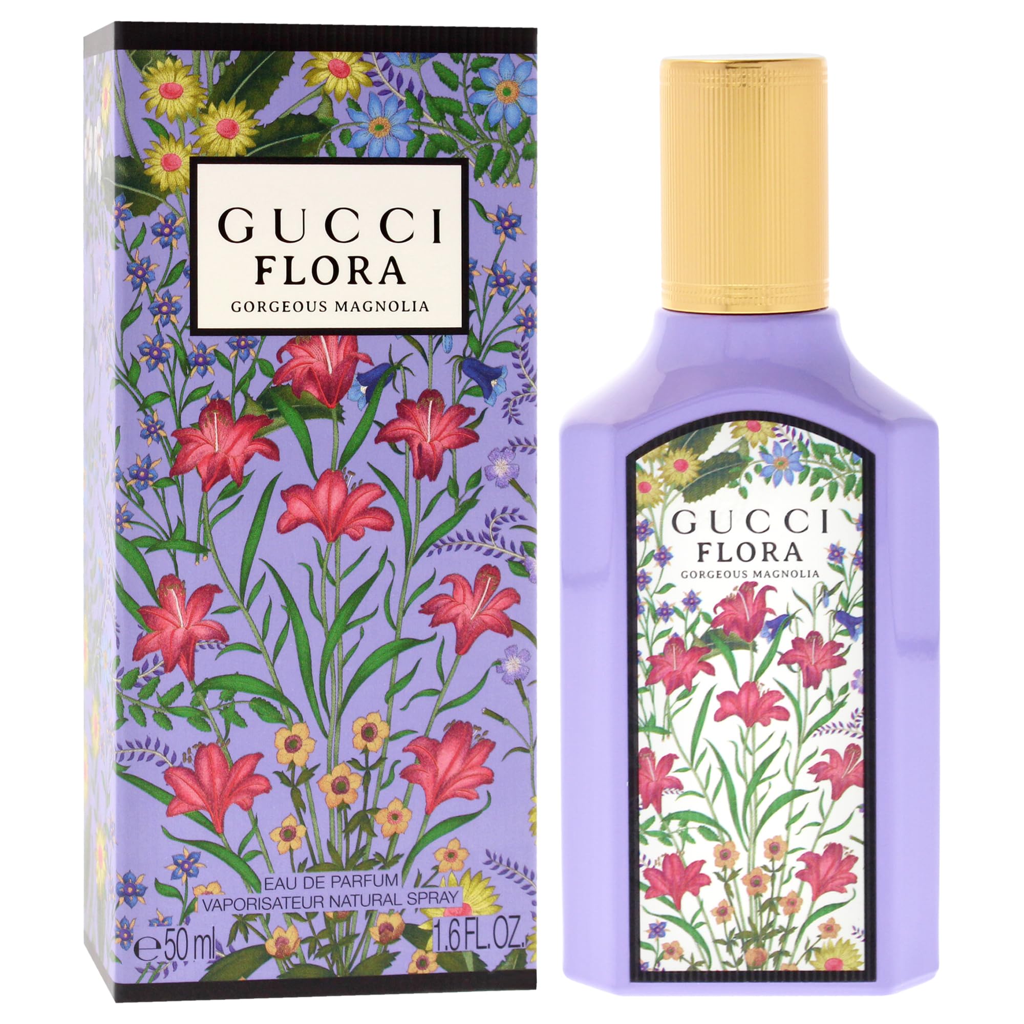 Gucci Flora Gorgeous Magnolia spray-pour demonstrates easy application for daily wear.