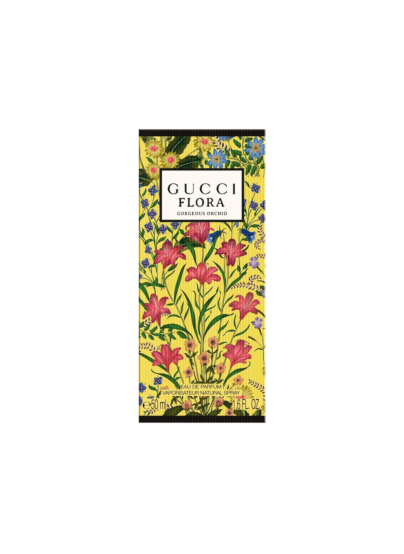 Gucci Flora Gorgeous Orchid eau de parfum spray, refined scent for evening wear.