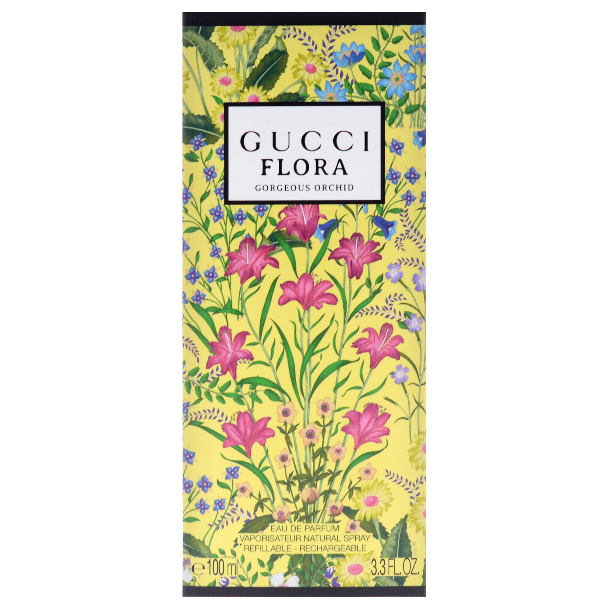 Gucci Flora Gorgeous Orchid pump mechanism enables precise application.