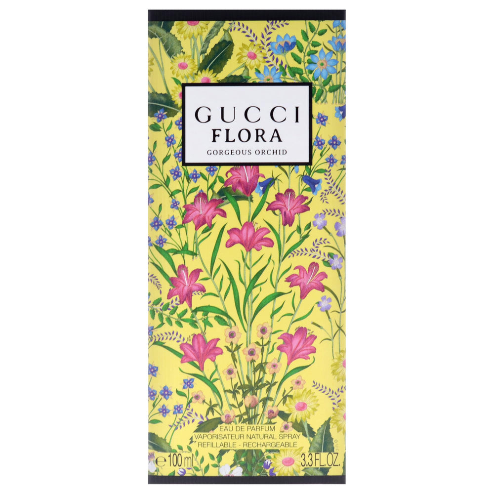Gucci Flora Gorgeous Orchid pump mechanism enables precise application.