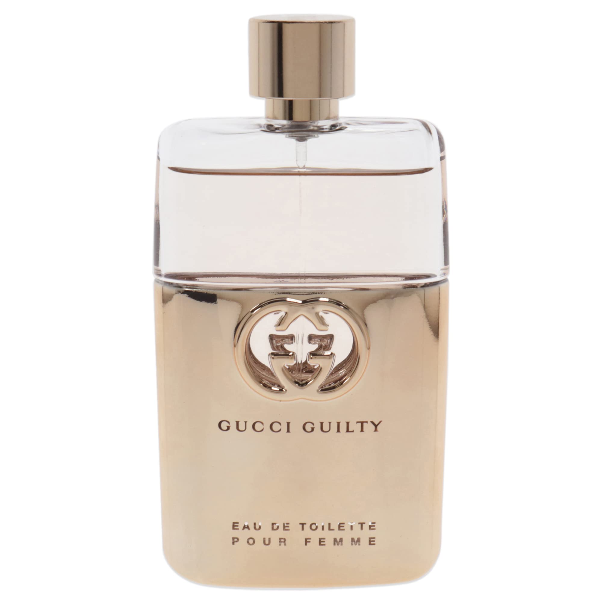 Gucci Guilty EDT spray action delivers a quick, long-lasting mist for daily wear.