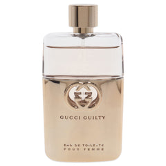 Gucci Guilty EDT spray action delivers a quick, long-lasting mist for daily wear.