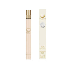Gucci Guilty Pour Femme travel EDP bottle for on-the-go elegance and scent longevity.