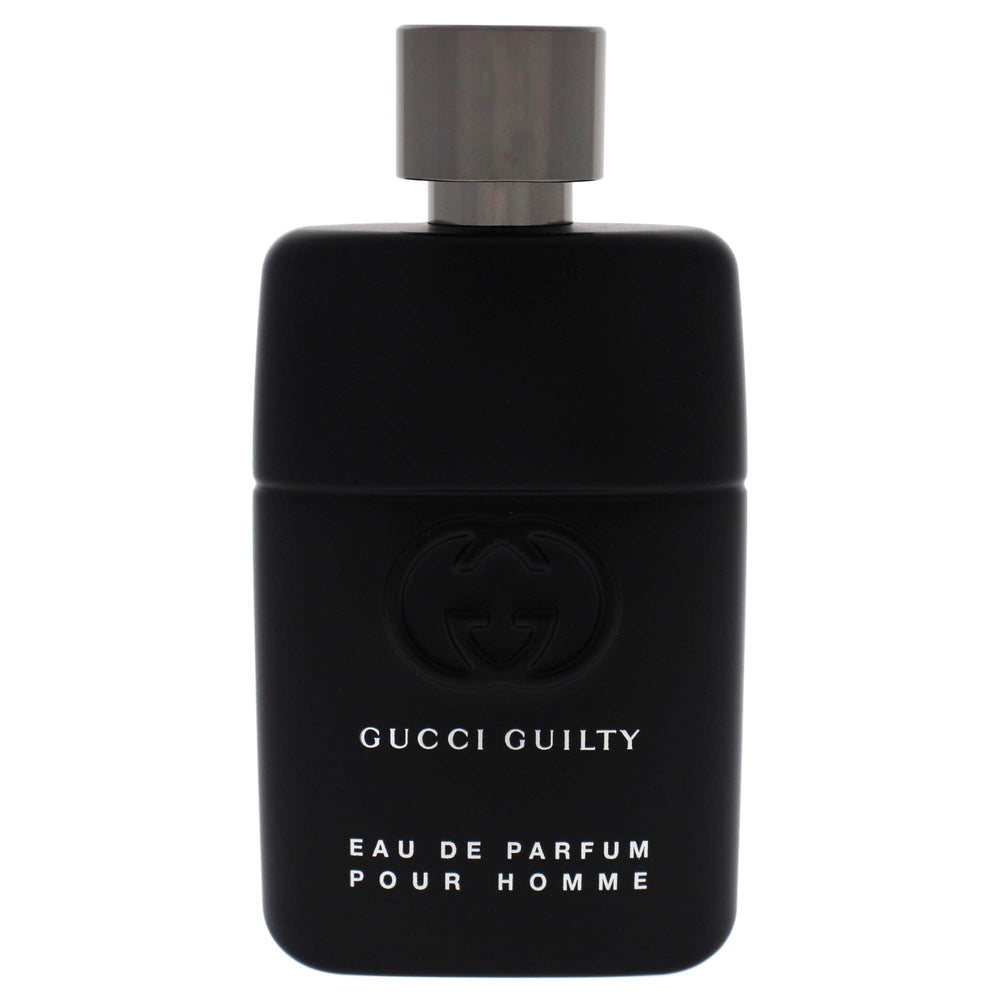 Gucci Guilty Pour Homme bottle side profile showing modern masculine style