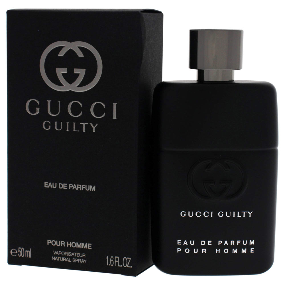 Gucci Guilty Pour Homme packaging box signaling gift-ready luxury