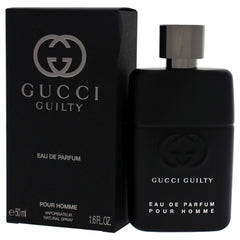 Gucci Guilty Pour Homme packaging box signaling gift-ready luxury