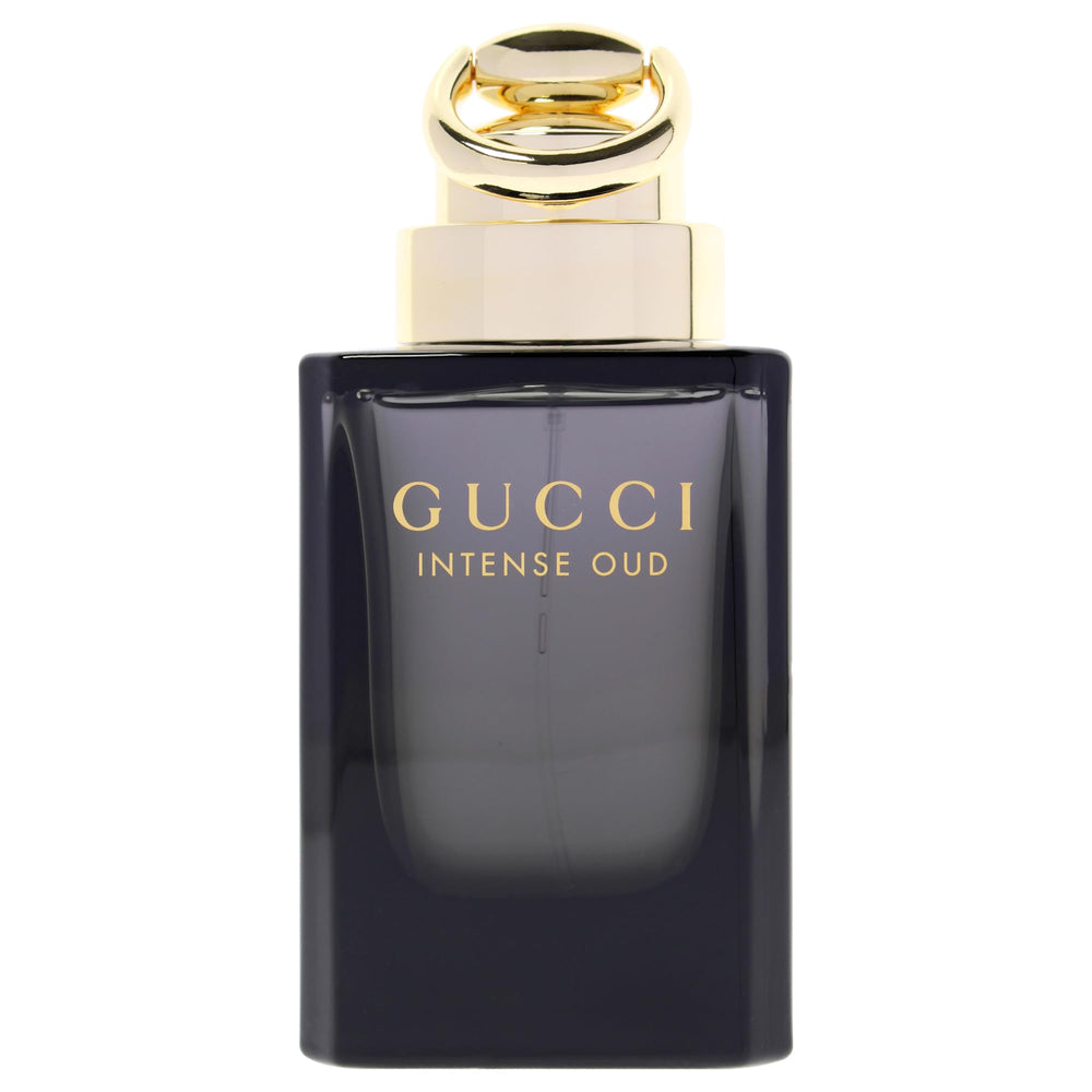 Gucci Intense Oud outer packaging box highlights premium unisex fragrance