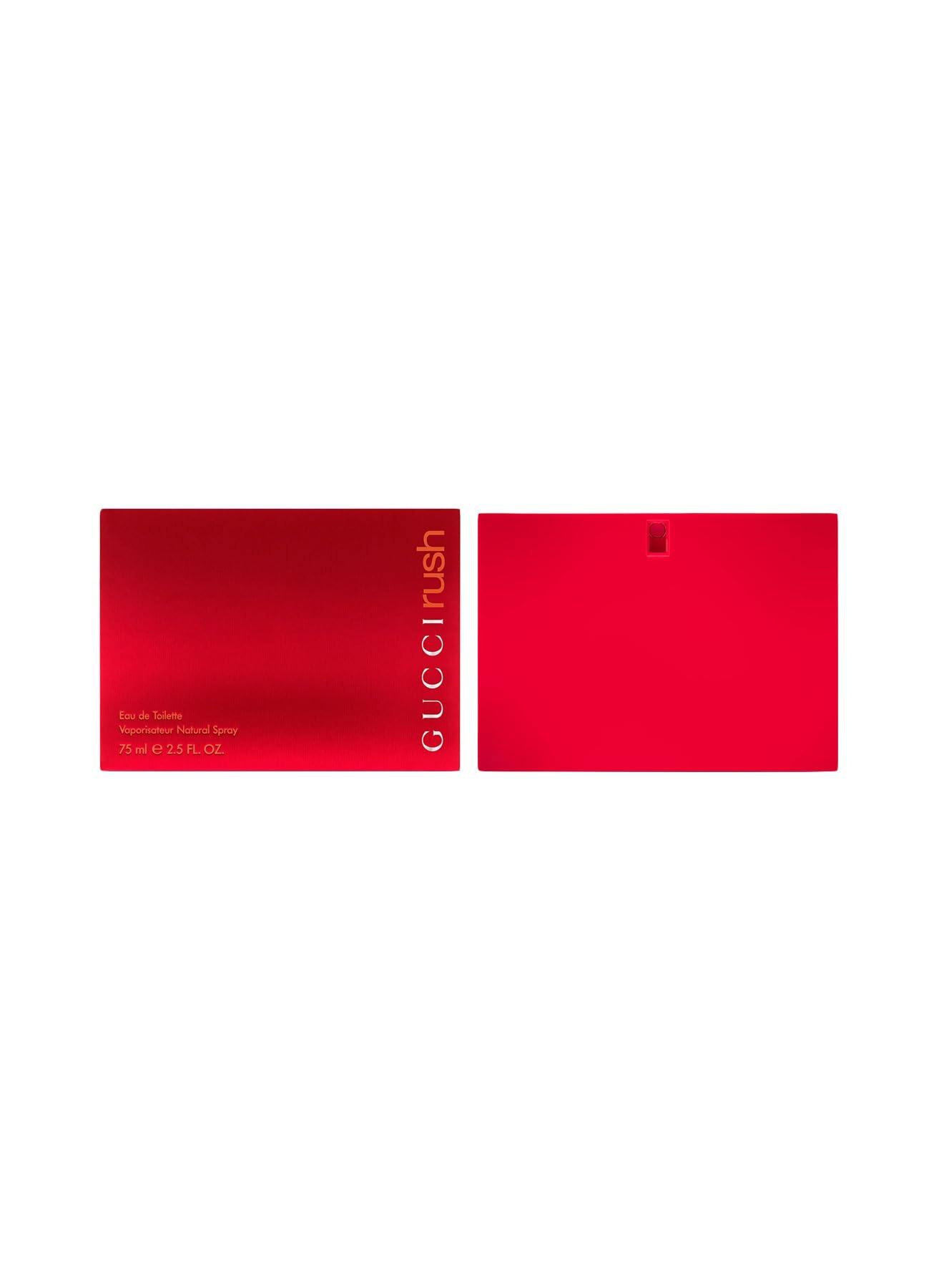 Gucci Rush for Women bottle front, a seductive oriental floral scent for everyday elegance.