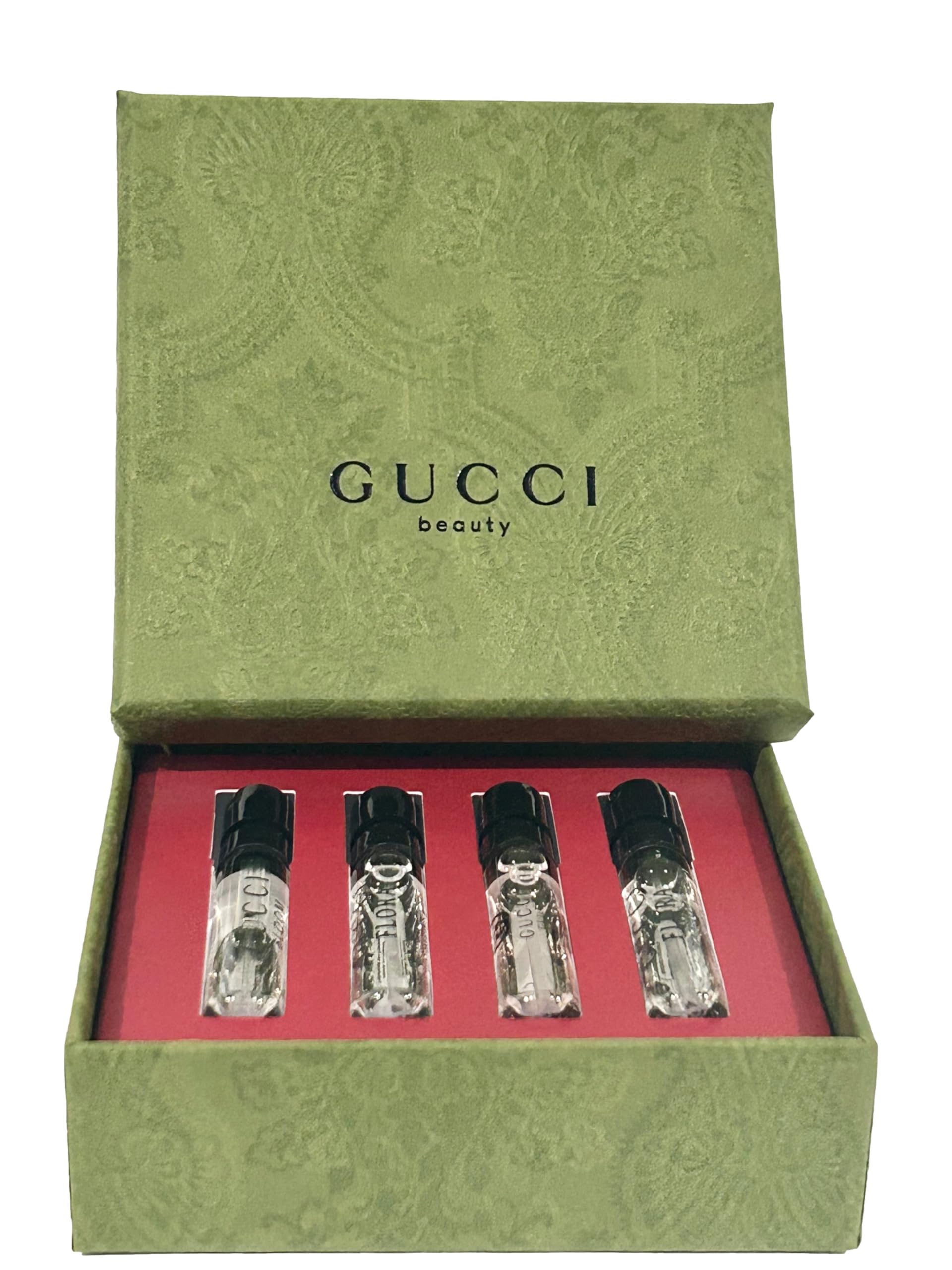 Gucci Gorgeous Gardenia mini bottle pour for garden-inspired elegance on the go.