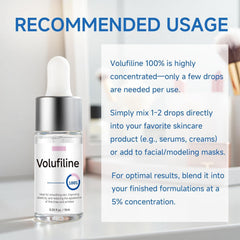 GUDE GUDE Volufiline under-eye application demonstrates fast-absorbing smoothing for delicate areas.