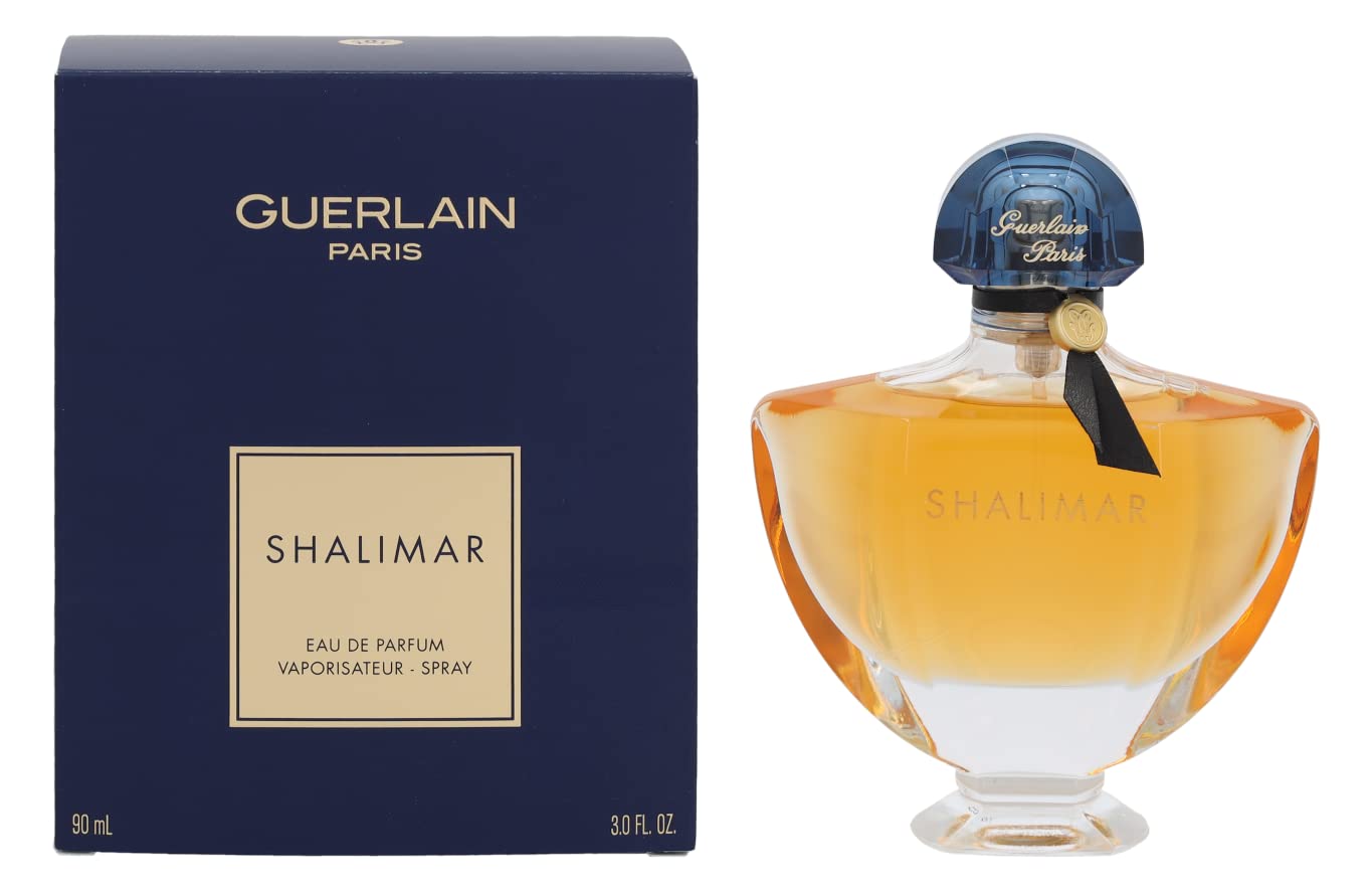 Guerlain Shalimar vanilla and tonka dry-down add warm gourmand depth.