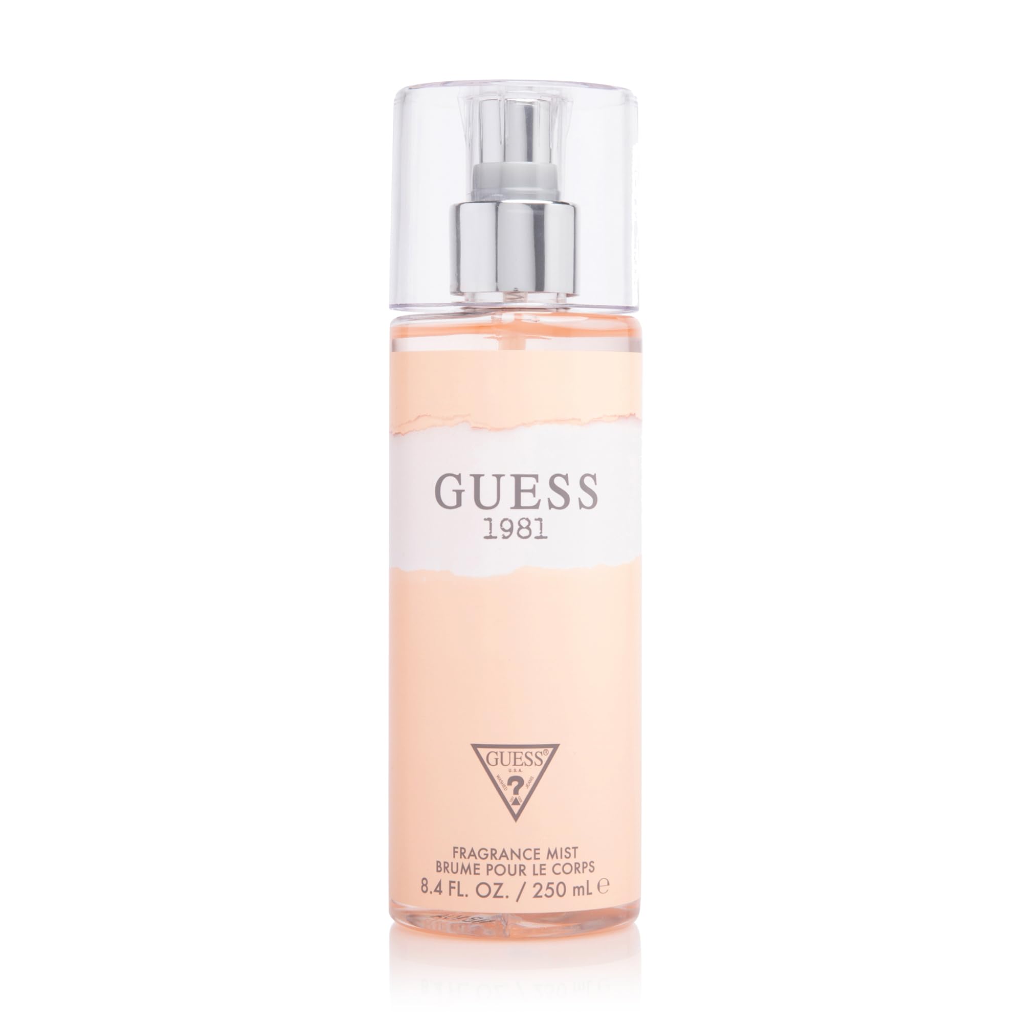 GUESS 1981 for Women fragrance mist bottle front – airy floral musk for daily refreshment.