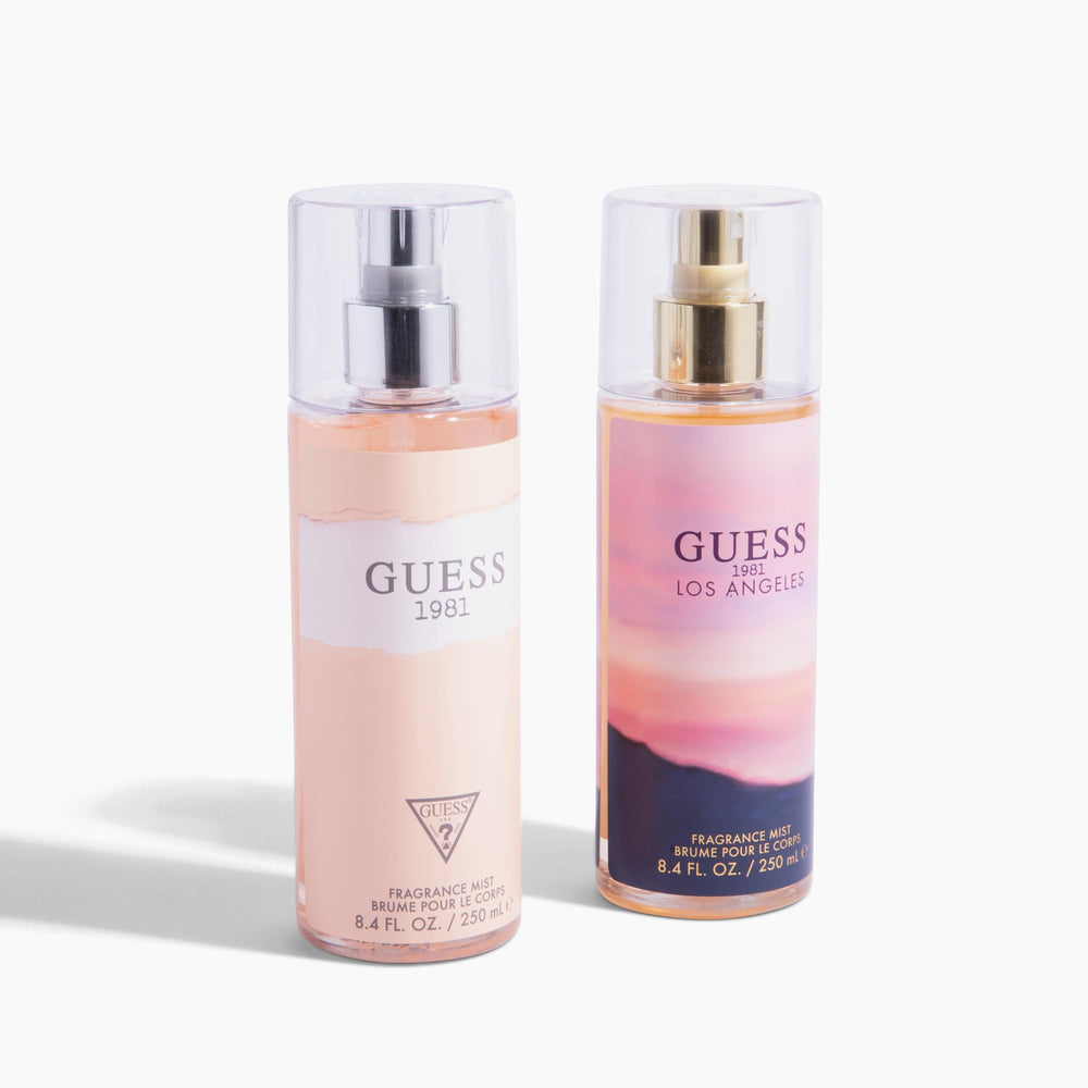 GUESS 1981 fragrance mist packaging box – elegant presentation for wardrobe refresh.