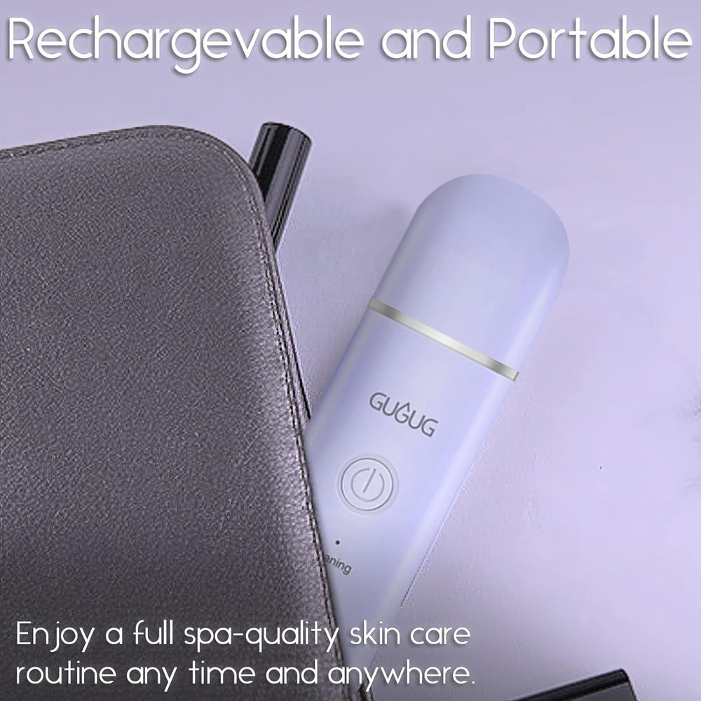 GUGUG Skin Scrubber compact design fits in a bag