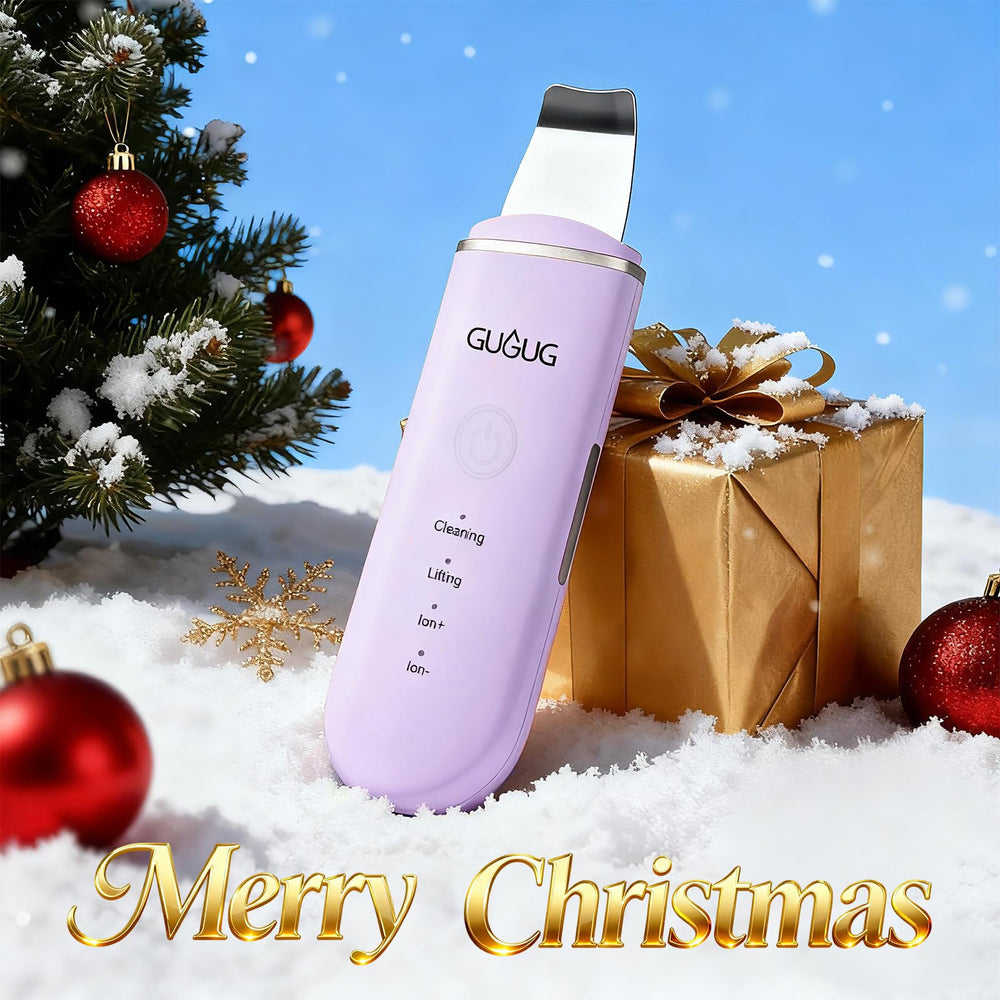 GUGUG Skin Scrubber deep cleansing mist and curved 3D design