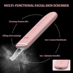 GUGUG Skin Scrubber Ion Plus mode highlights deep cleansing for pores.