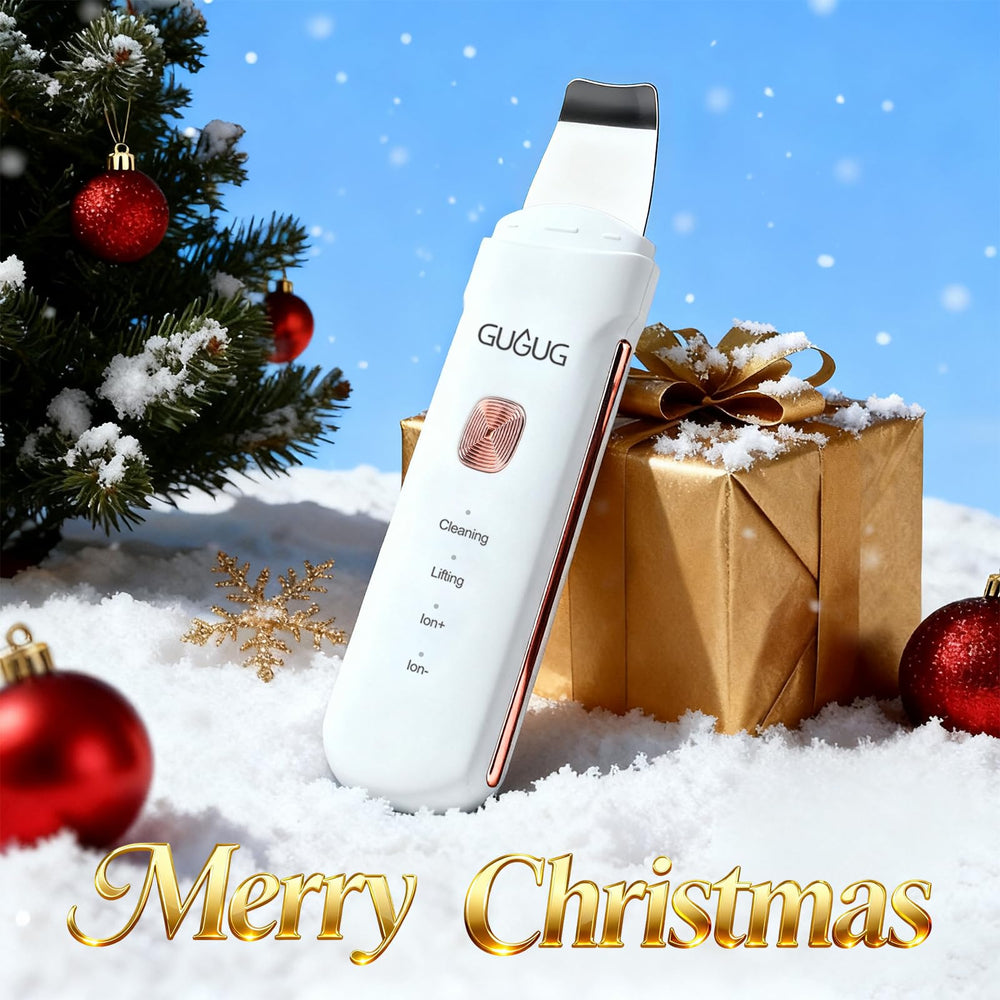 GUGUG Skin Scrubber IPX8 waterproof body for use in shower and damp skin.