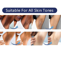 Gukei knees-elbows brightening cream applying for smoother skin tone.
