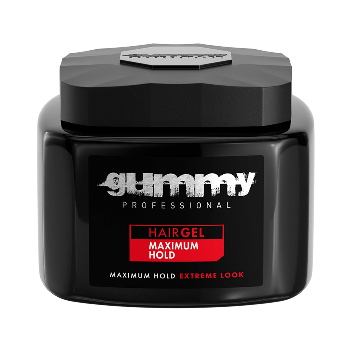 Gummy Hair Gel bottle pump enables easy, mess-free styling.