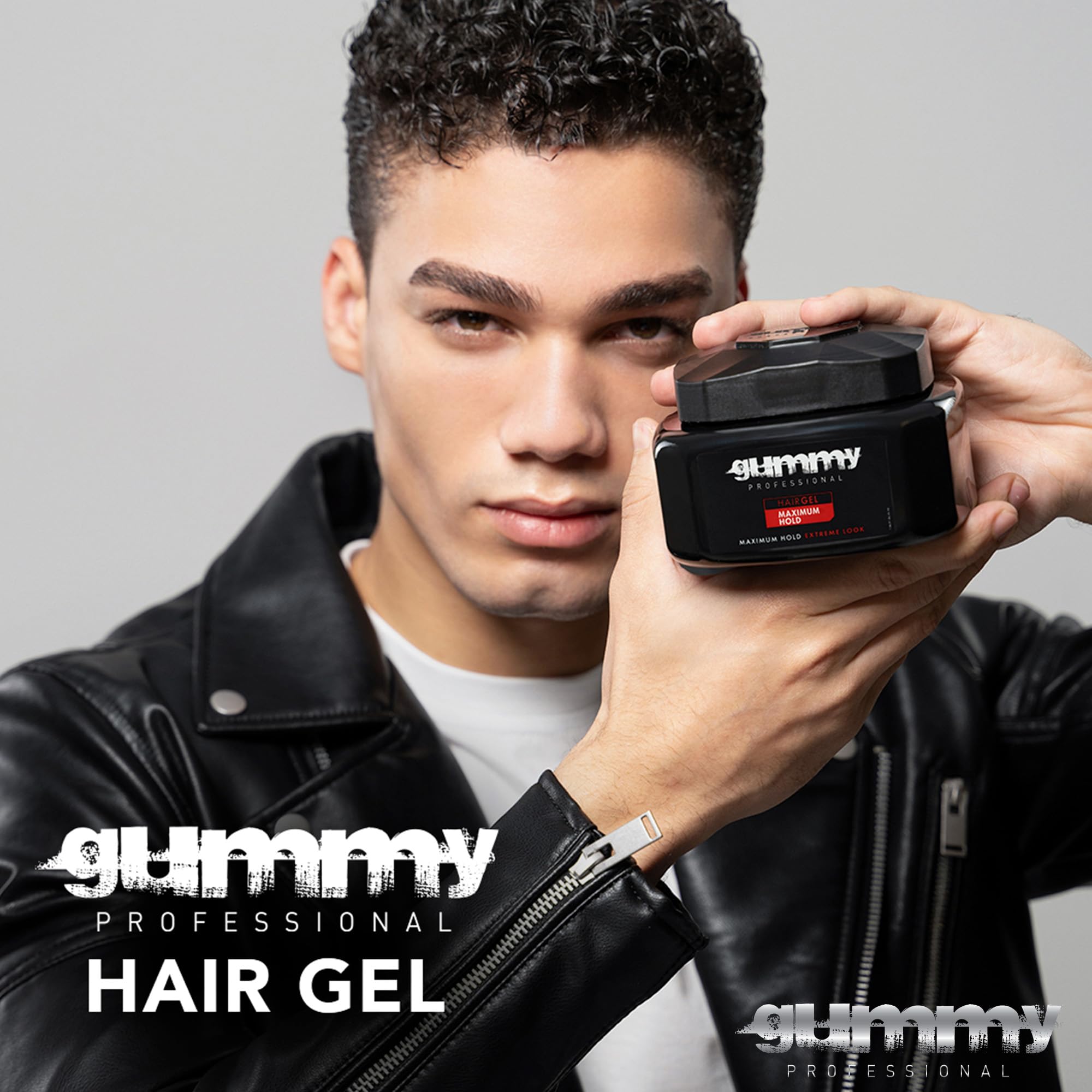 Gummy Hair Gel dispense-pump-action demonstrates precise, mess-free application.
