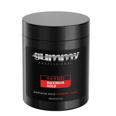 Gummy Professional bottle 1000ml demonstrates strong hold for all-day styling.