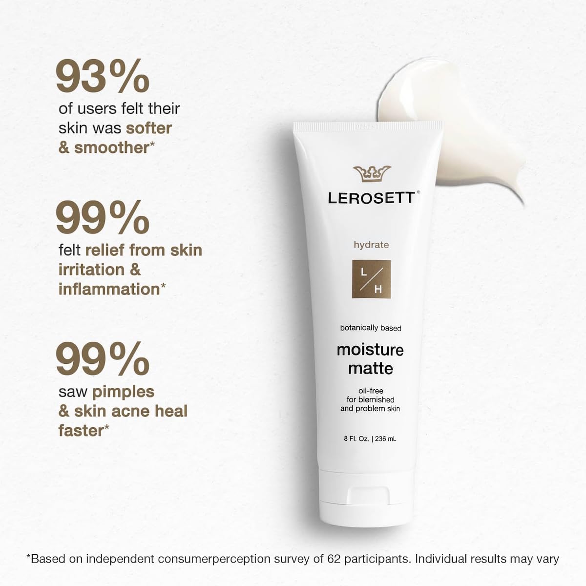 Gunilla Of Sweden LEROSETT aloe-rich formula highlights soothing cucumber, arnica, B5 benefits.