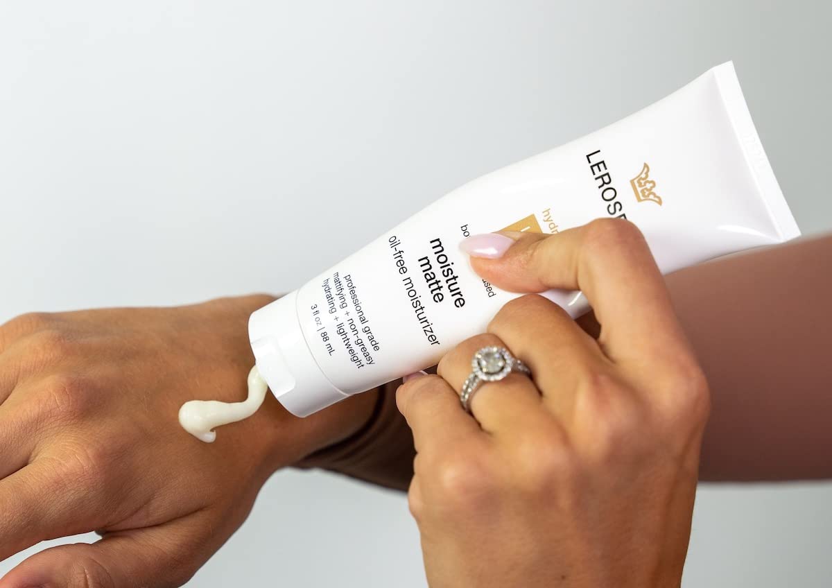 Gunilla Of Sweden LEROSETT post-shave use for face and body hydration.
