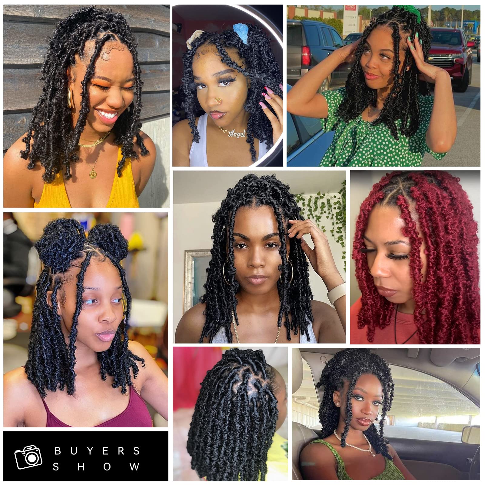 GUOHUI butterfly locs detailed twists and faux texture close-up.
