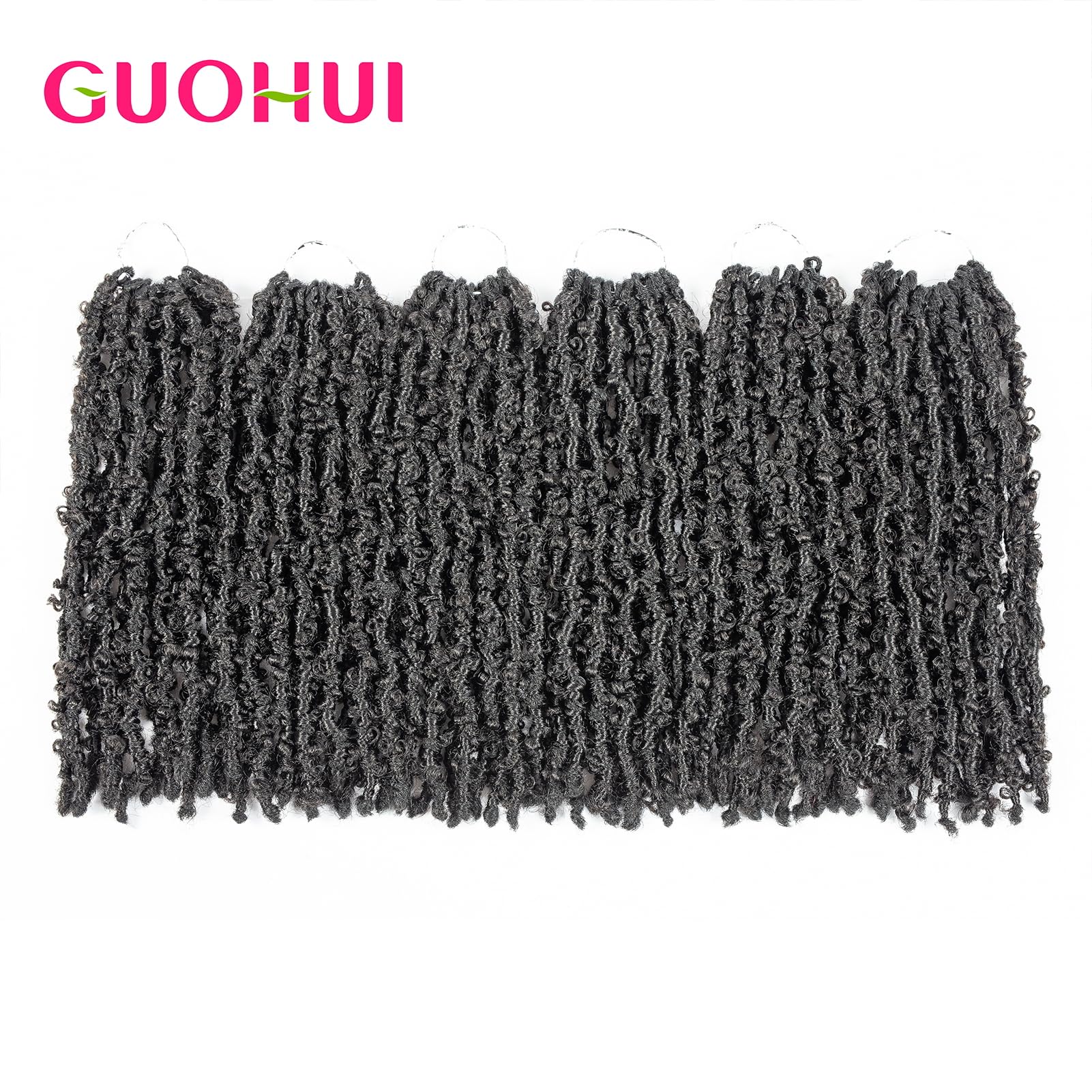 GUOHUI butterfly locs quick-install design with large opening.