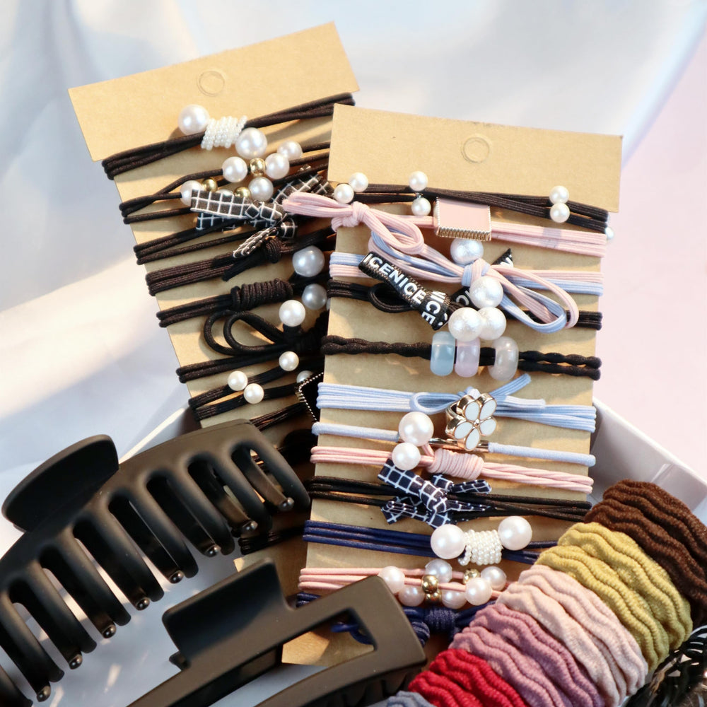 GUOXI hair-ties ensure secure ponytails with snag-free wear.