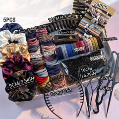 GUOXI scrunchies multicolor offer vibrant styling options.