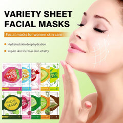 GUOYAOLIFU face mask variety collection showing different skin needs