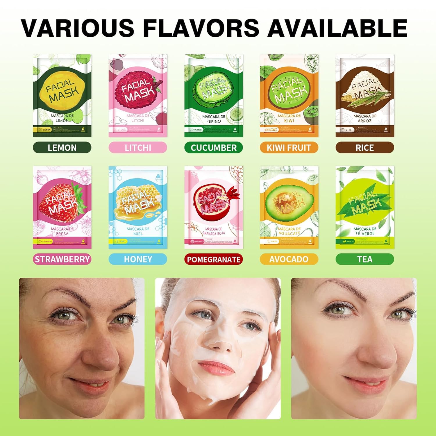 GUOYAOLIFU serum on skin after removal, presenting a healthy glow