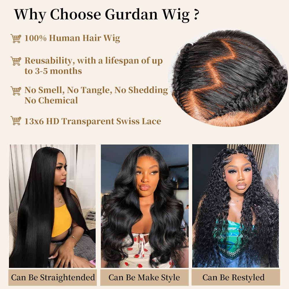 Gurdan wig for weddings and events with lace-front realism.