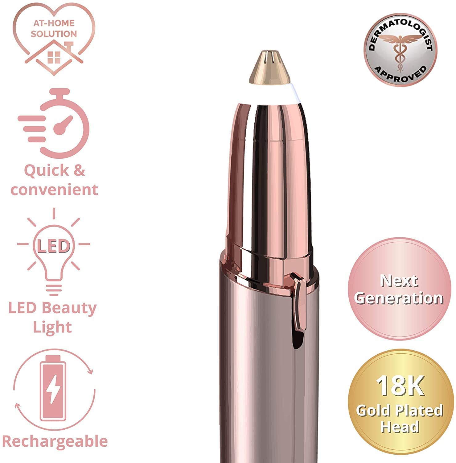 Gurelax trimmer head is washable for easy cleaning and hygiene.
