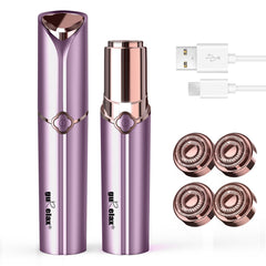 Gurelax face hair removal device close-up showing precise gentle removal for delicate facial areas