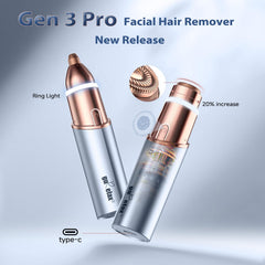 Gurelax remover highlighting brow area for smooth eyebrows