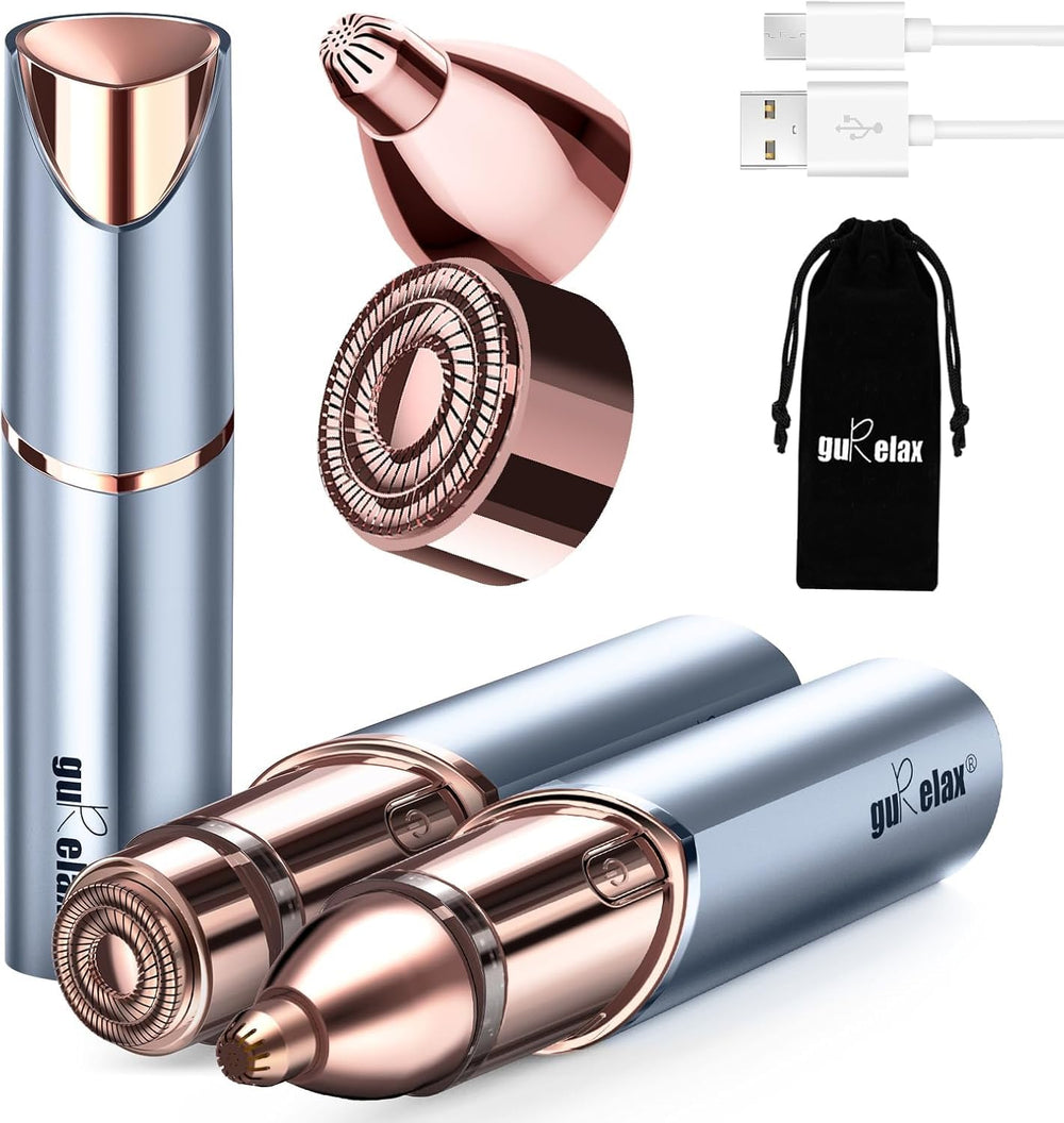 Gurelax facial hair remover lipstick design for discreet lip-area grooming