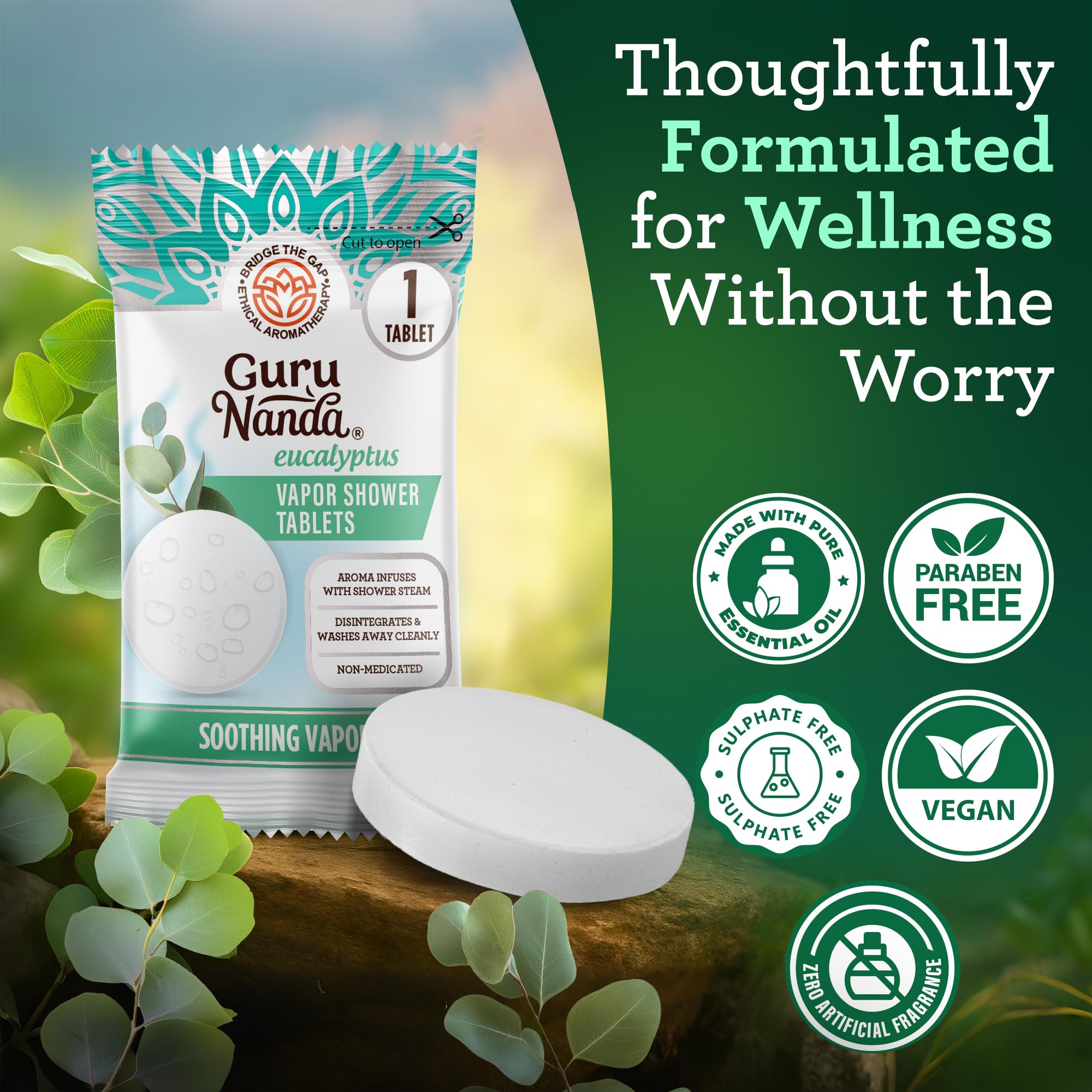 GuruNanda cruelty-free certification emblem shown aligning with ethical choices.
