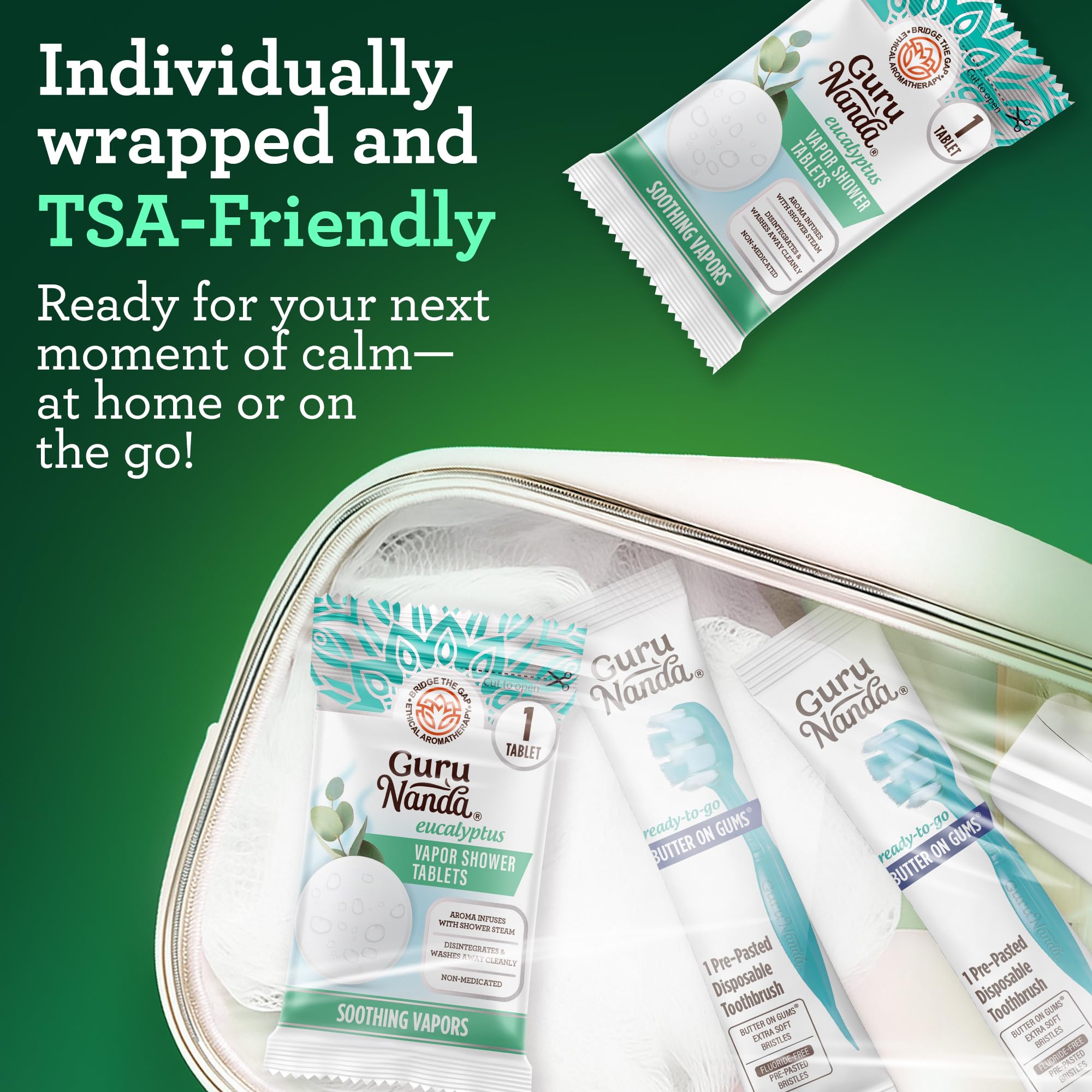 GuruNanda gift-ready shower tablets ideal for gifting occasions.