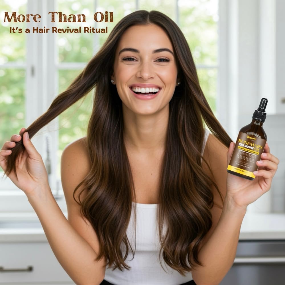 Gutaderme Rosemary Oil provides scalp hydration and helps balance moisture.