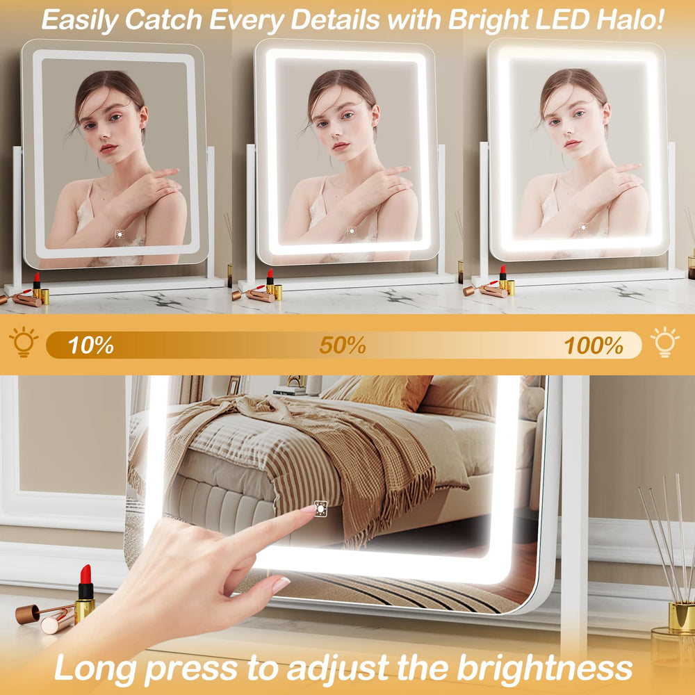 Gvnkvn detachable 10x magnification mirror expands detail for lash and brow work.