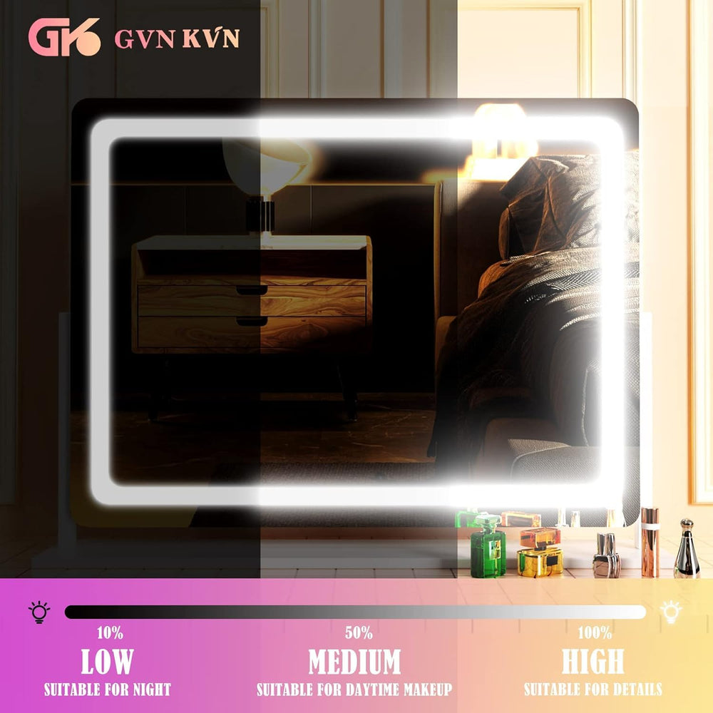 Gvnkvn eye-protection COB LED strip reduces glare during makeup sessions