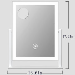Gvnkvn lighted makeup mirror with three color modes for daylight, cool, and warm tones.