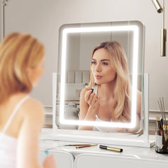 Gvnkvn mirror in 360° rotation for adjustable angles during makeup