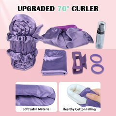 Gwabee satin curl clip secures hair for simple styling